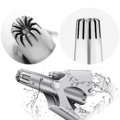Picture of Men's Nose Hair Trimmer Stainless Steel Manual Trimmer Suitable For Nose Hair Razor Washable Portable Nose Hair Trimmer