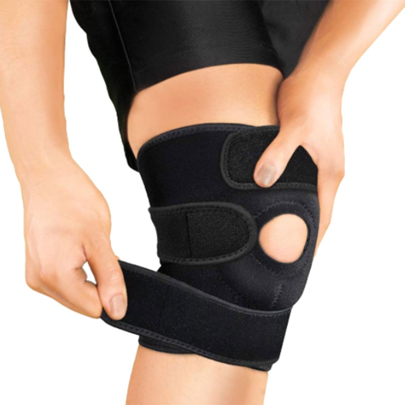 Picture of Knee Cap Support Belt Brace for Knee Pain Relief Open Patella Women and Men Knee Support