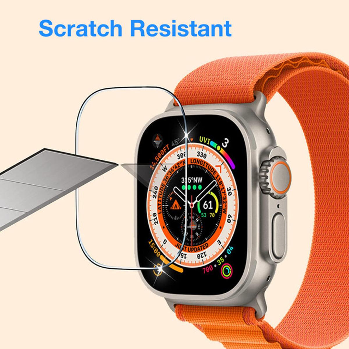Picture of Apple Watch Ultra 49mm Display T900, T800, S8 Plus Ultra, HW8, DT8, S8 Max, H10 DT8 49mm Ultra Smart Watch Full Coverage Screen Protector