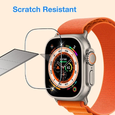 Picture of Apple Watch Ultra 49mm Display T900, T800, S8 Plus Ultra, HW8, DT8, S8 Max, H10 DT8 49mm Ultra Smart Watch Full Coverage Screen Protector