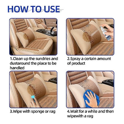 Picture of Car Fabric Foam Cleaner Car Interior Fabric Cleaning Agent Multi-purpose Cleaning Agent Spray For Auto Roof Dash Cleaning