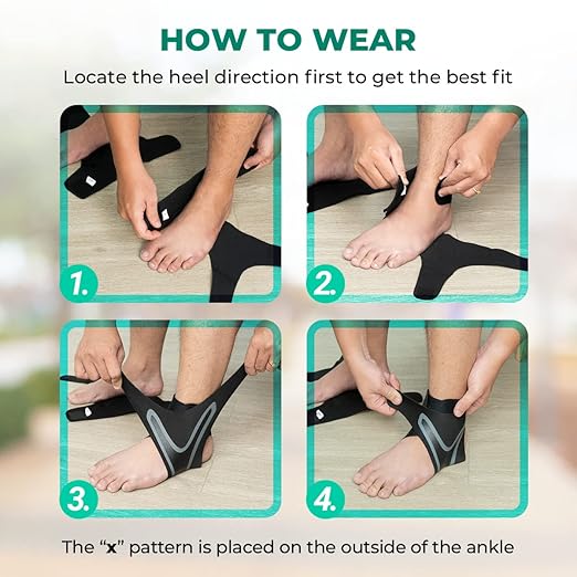 Picture of Adjustable Drop Foot Brace Foot Up AFO Brace Unisex Fits for Right/Left Foot Orthosis Ankle Brace Support, Improve Walking Gait