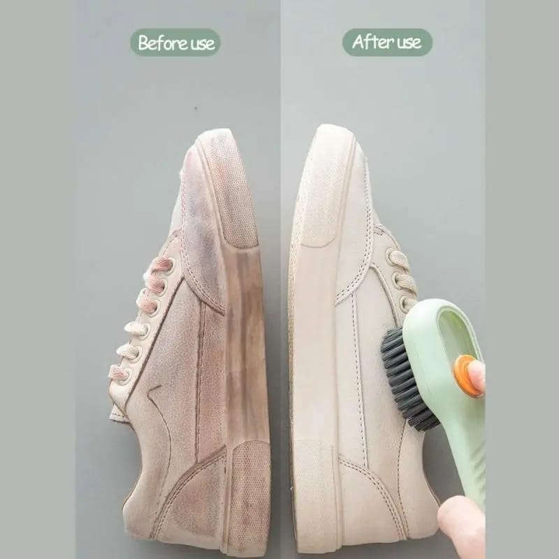 Picture of 1pic Multifunctional Liquid Shoe Brush Cleaners Soap Dispenser Cleaning Brush Tool