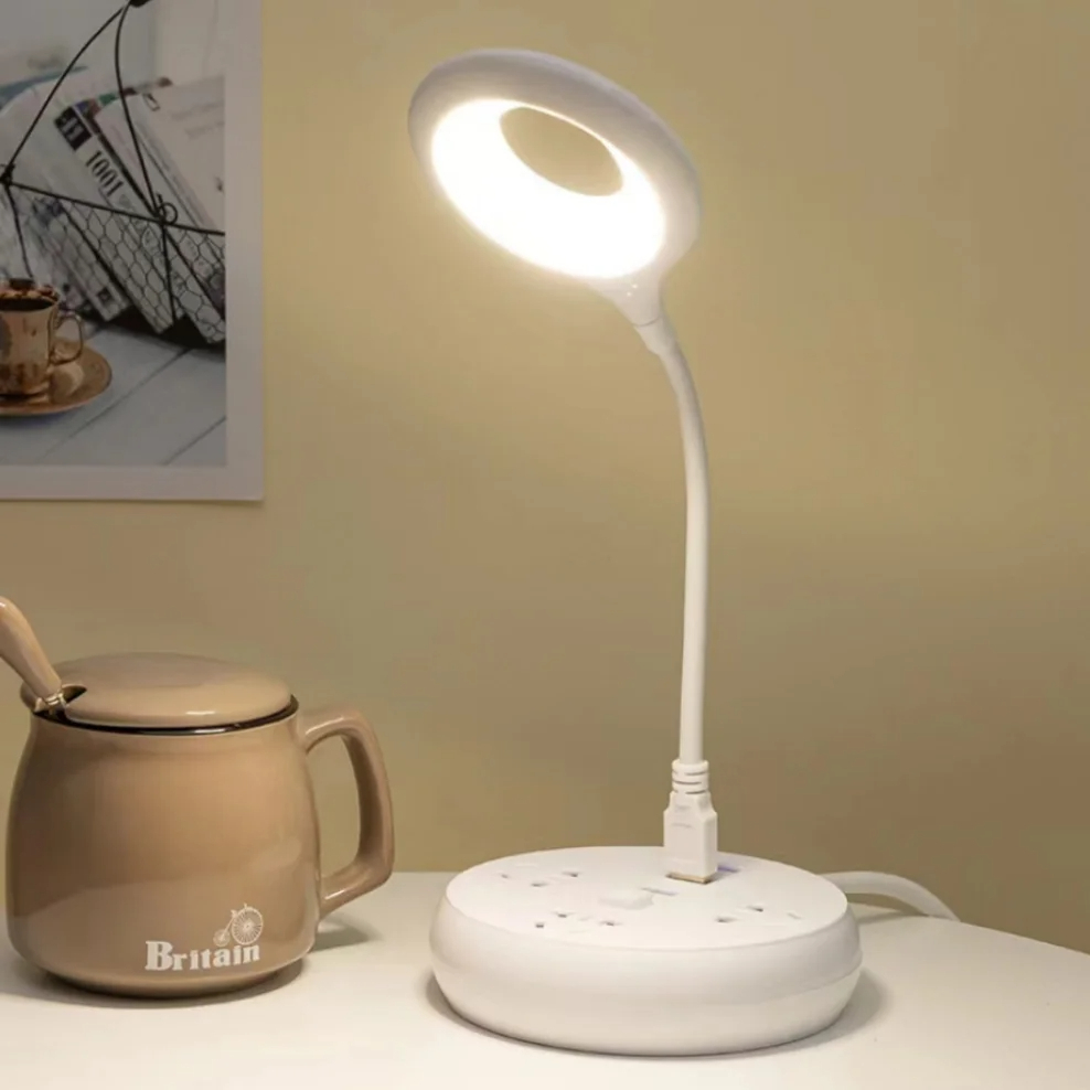 Picture of New USB LED Desk Lamp Portable Night Light Lamp Freely Foldable Table Lamp USB LED Lights Eye Protection Student Study Reading Portable Direct Plug Night Light