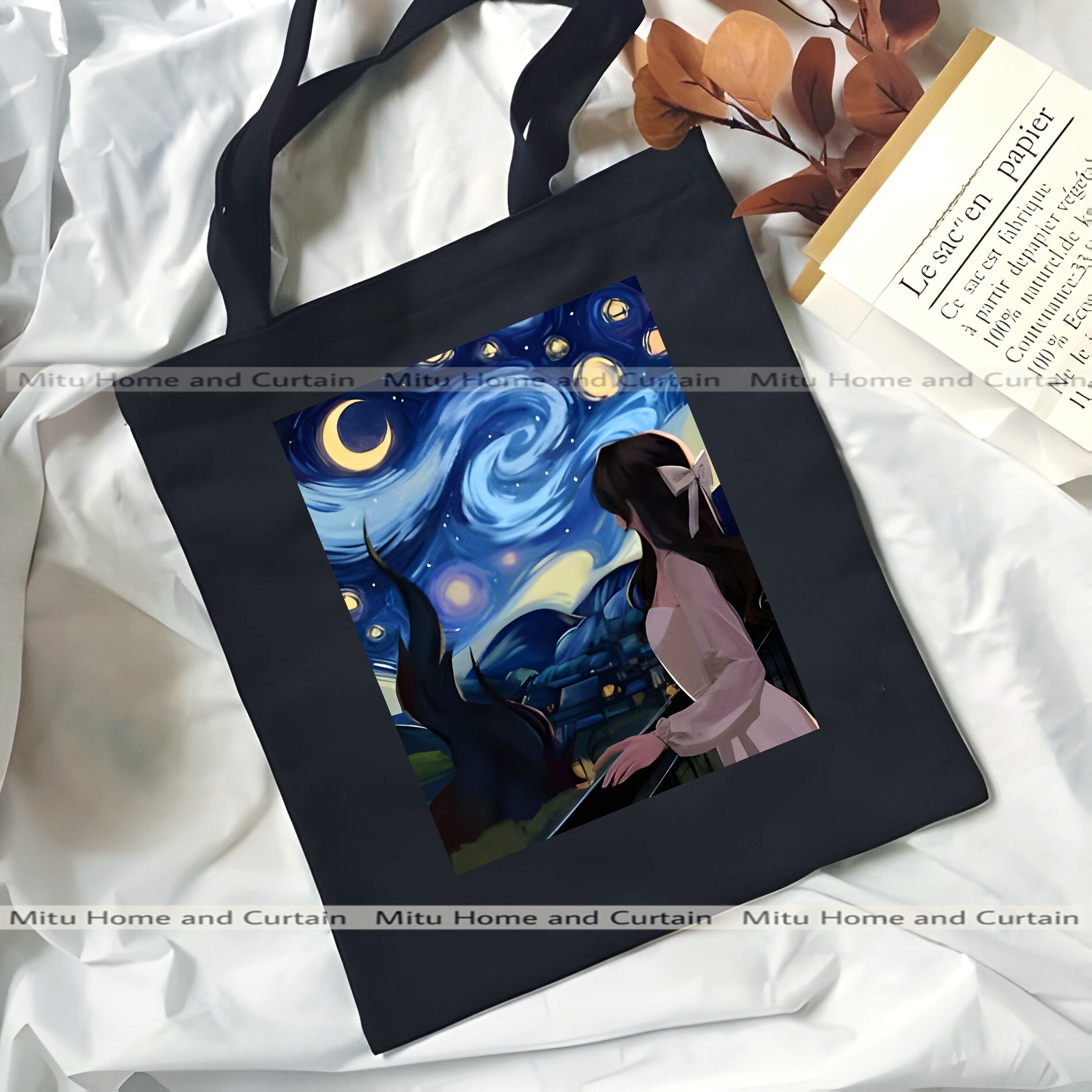 Picture of Fashion Canvas Tote Bag Women Empowerment Designed Cotton Canvas Tote Bag With Zipper for Women Girls Ladies Everyday Daily Useable Fashionable Hand Shoulder Bag For School College University Students