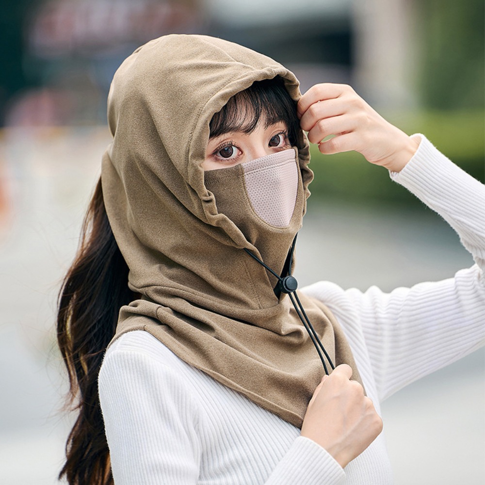 Picture of New Winter Windproof Riding Hat with Ear Protection Velvet Thick Face Mask Men's and Women's Warm