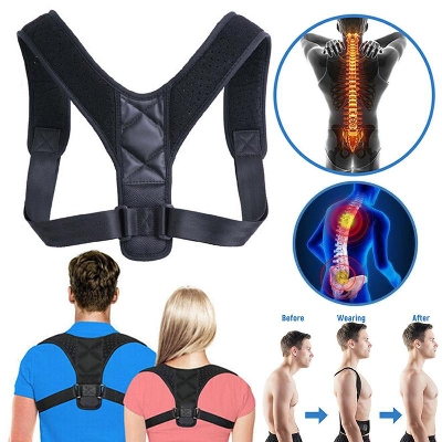 Picture of New hot Posture Corrector Adjustable Back support Belt Spine Back shoulder Supplier posture fixer
