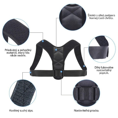 Picture of Shoulder Brace Back Support Belt - Achieve Better Posture and Comfort with this Supportive Belt
