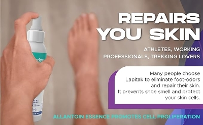 Picture of Shoe Deodorizer and Foot Spray - Shoe Odor Eliminator & Smell Remover for Feet, Shoes & Gym Gear - Shoe Freshener with Allantoin and Tea Tree Oil