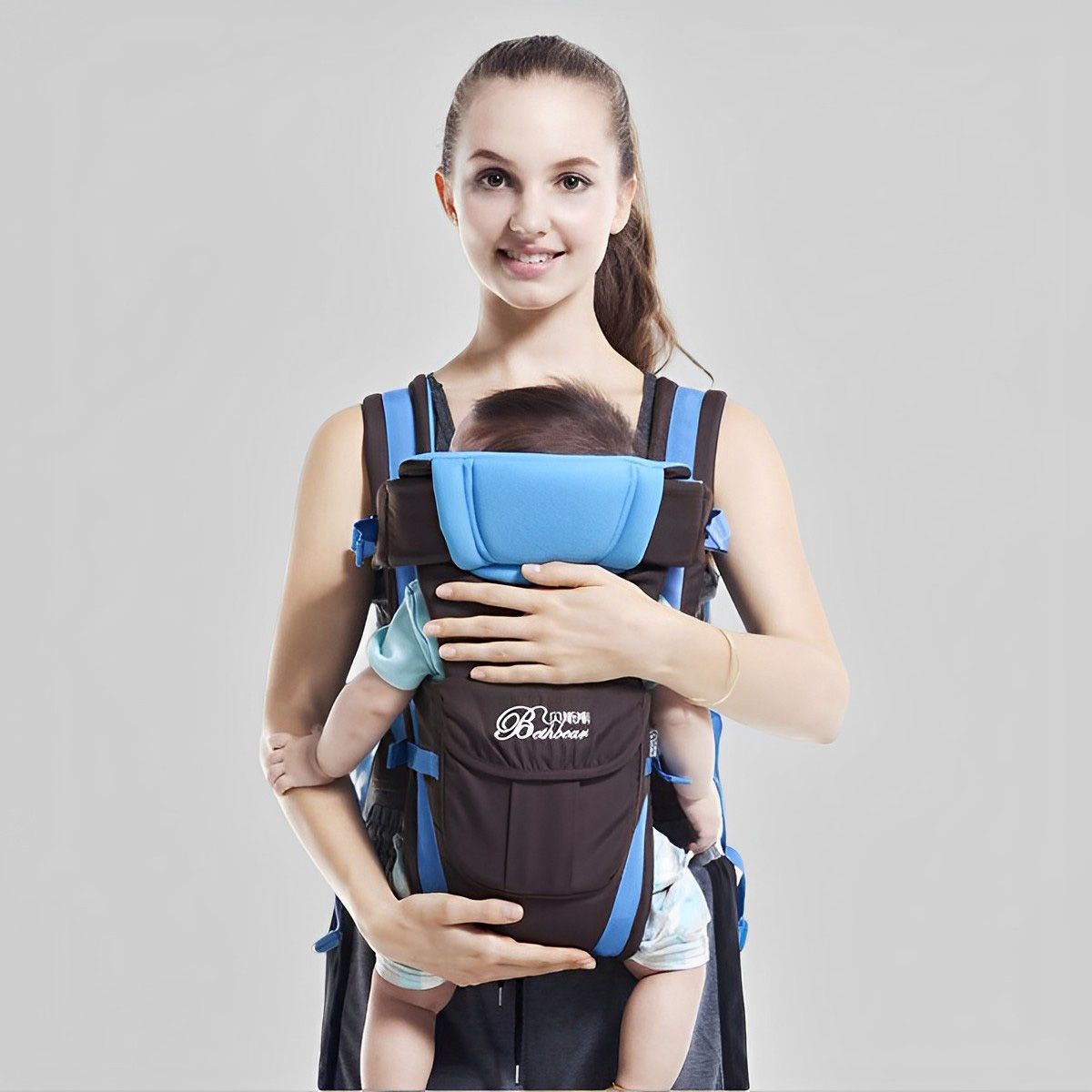 Picture of 4-in-1 Premium Stylish High-Quality Baby Carrier with Strong Belt Bag