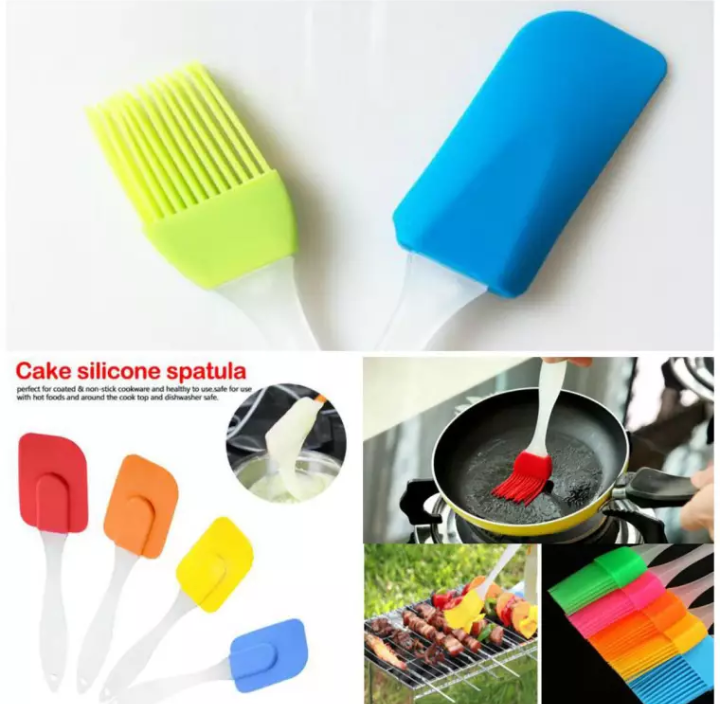 Picture of 2Ps High-Quality Silicone Oil Brush Set - Durable And Versatile Brushes For Cooking And Baking - Brush Set
