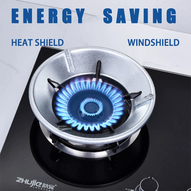 Picture of High Efficiency Gas Stove Energy Saving Cover Heat Insulation Pot Holder Wind Shield Rack