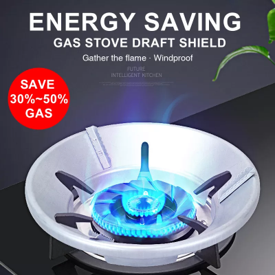 Picture of High Efficiency Gas Stove Energy Saving Cover Heat Insulation Pot Holder Wind Shield Rack