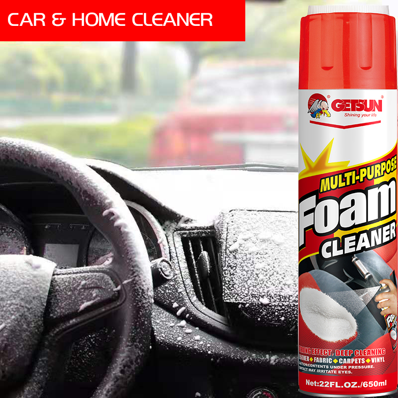 Picture of Multi Purpose Foam Cleaner With Brush 650 ml, Car, Motorcycle, Household, Kitchen, Bathroom, Shoes Cleaner Foam Spray