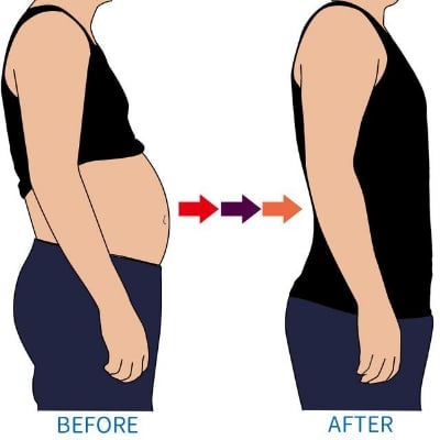 Picture of Cotton Flex Abdominal Slimming Belt - Men and Women's Soft Waist Trainer with Foam Interior for Belly Fat Loss, Gym Support, and Adjustable Comfort - Body Shaper Sweat Belt for Effective Weight Loss
