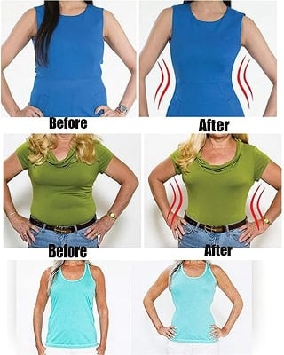 Picture of Male Female Double Part Slimming Belt Fat Burn Belt Weight Loss Belt