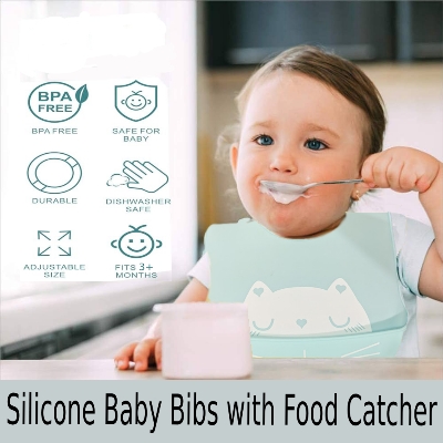 Picture of Cute Cotton Baby Bibs Newborn Muslin Bibs for Teething & Drooling Unisex Baby Bibs for Soft & Absorbent Baby Bibs