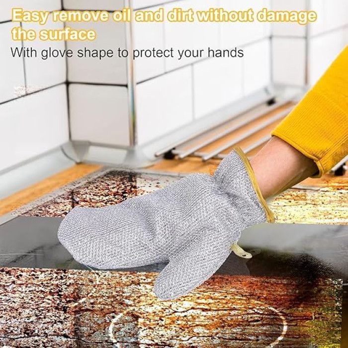 Picture of High Quality Magic kitchen hand gloves Dishwashing hand gloves ম্যাজিক কিচেন হ্যান্ড গ্লাভস ১ জোড়া 2PCS