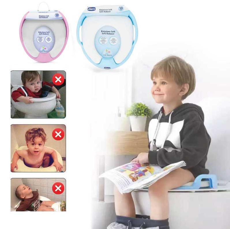 Picture of Baby Comot Seat Toilet seat Safe Soft Training seat Potty Sitting Ring with Handles Bathroom Trainer closestool Cover