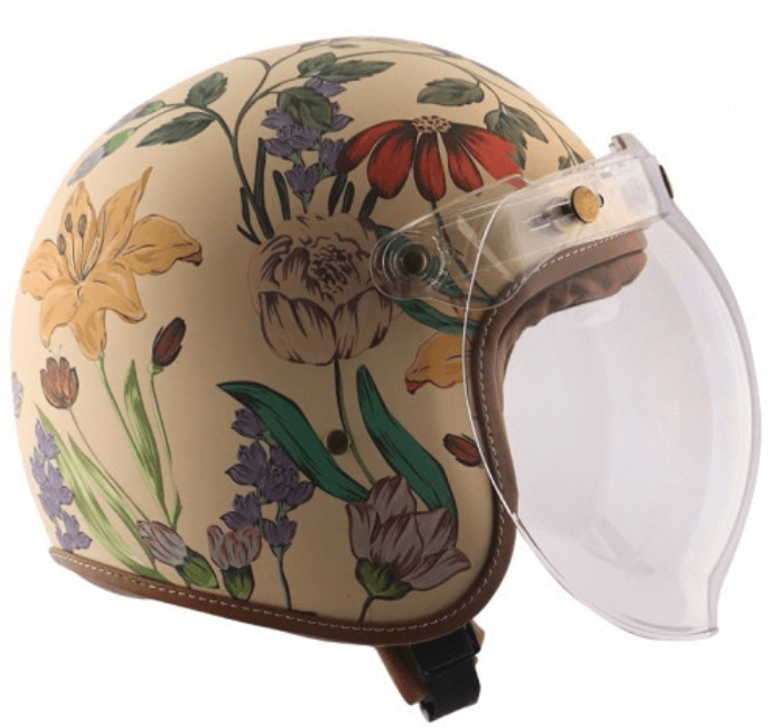 Picture of Axor Retro Jet Girls Ibiza Helmet Certified Helmet (Yellow)