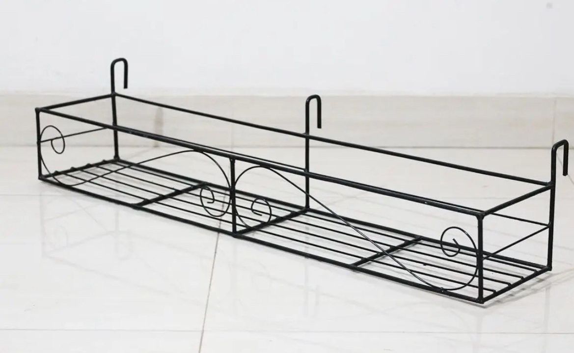 Picture of Planter Stand Flower Pot Stand For Balcony Living Room Outdoor Indoor Grill Rack-26 X 8 X 4 inches