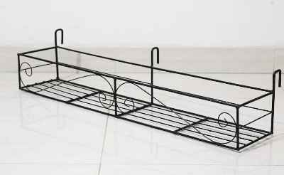 Picture of Planter Stand Flower Pot Stand For Balcony Living Room Outdoor Indoor Grill Rack-26 X 8 X 4 inches
