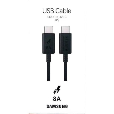 Picture of Samsung Original 45W USB C To Type C 8A Cable For Samsung Galaxy S23 S22 S21 S20 + Ultra Note 20 10 Fast Charging