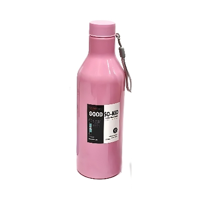 Picture of Classic Plastic Water Bottle 500 ml Food Grade - Cool Icy Fridge Round Shape Water Bottle - Good So Kid 1pic