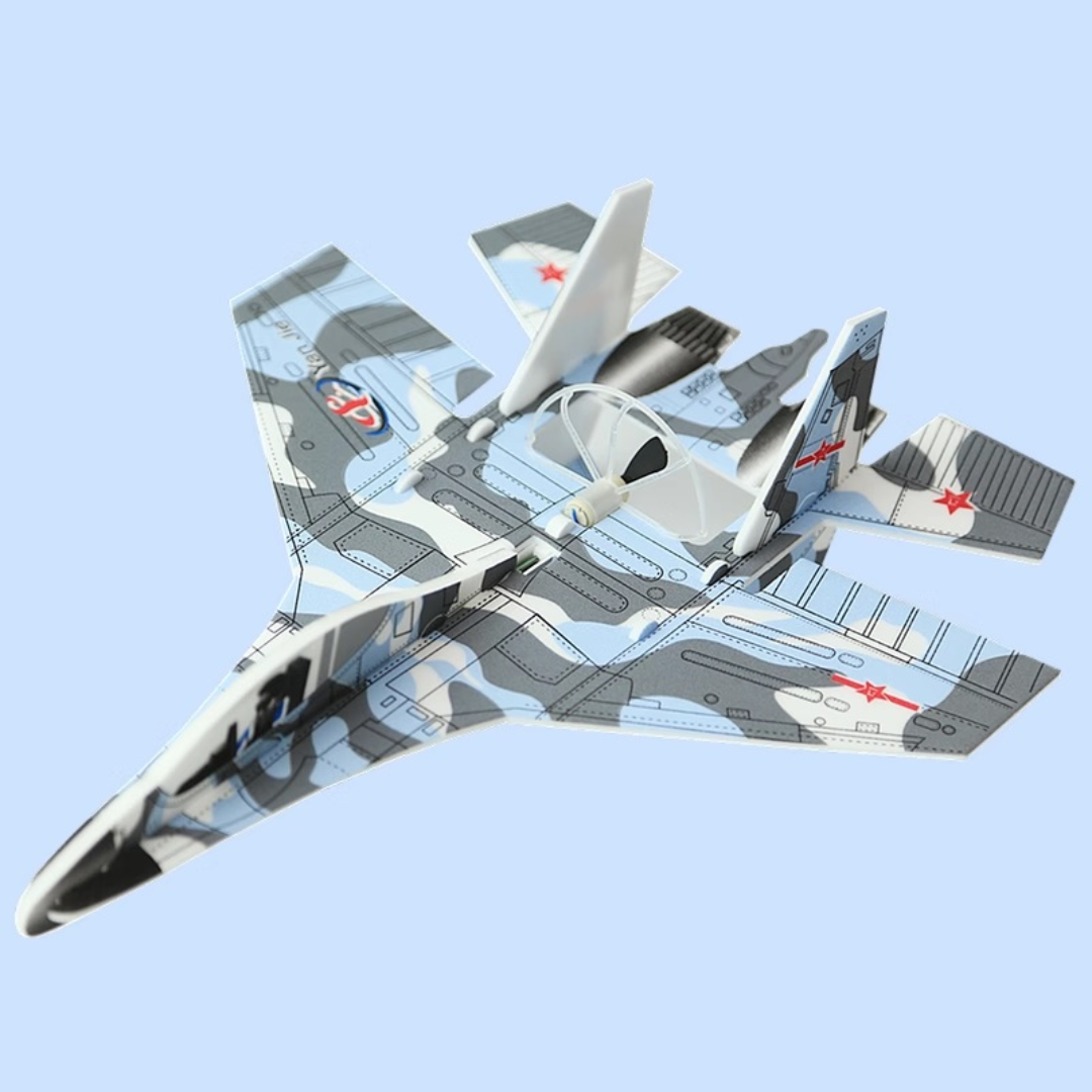 Picture of SU 27 Mini Auto Flying DIY Plane Kit (complete set) - Bix Super Shop