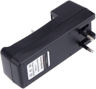 Picture of 3.7V 18650 Universal Double Li-ion Rechargeable Battery Charger ABS material Input: AC100-240V 47-63Hz