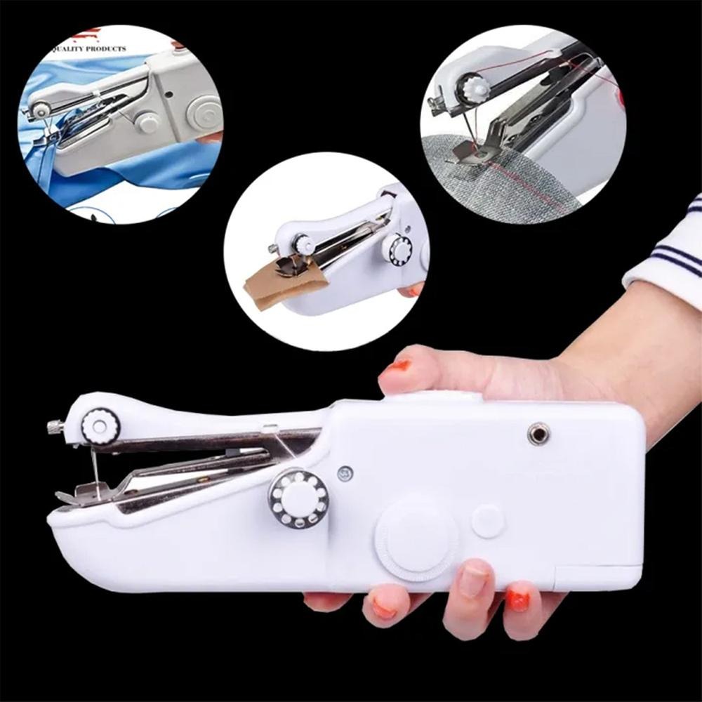Picture of Mini Sewing Machines for Home Cordless Portable Handy Stitching Machine (Hand Machine for Stitching)-Sewing Machines