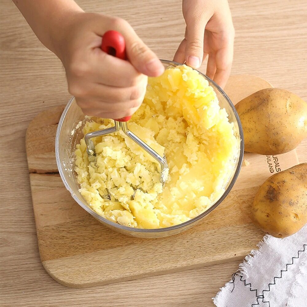 Picture of Kitchen Utensils Pressed Potato Crusher - Make Perfectly Smooth Mashed Potatoes With Ease 1pic