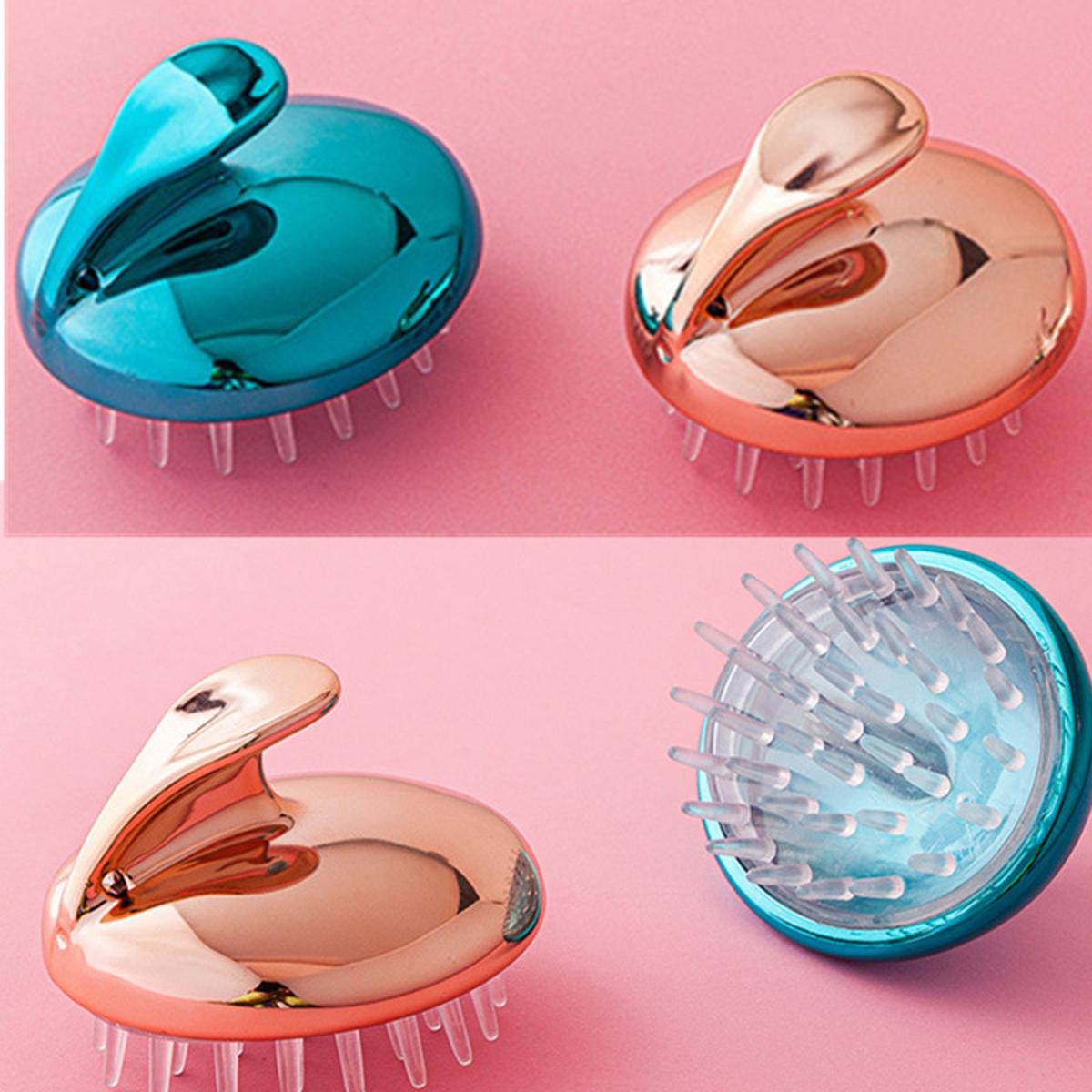Picture of soft Silicone Hair Scalp Massager Shampoo Brush Head Shower Comb Massager Cleaning Clean Scrub Hair Brush soft Silicone Hair Scalp Massager Shampoo Brush Head Shower Comb Massager Cleaning Clean Scrub Hair Brush Ratings 2