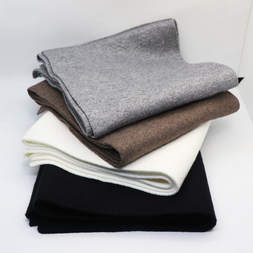 Picture of Black, Grey, White, Brown, Knitted Fabrics Zigzag Design Premium Scarf Muffler