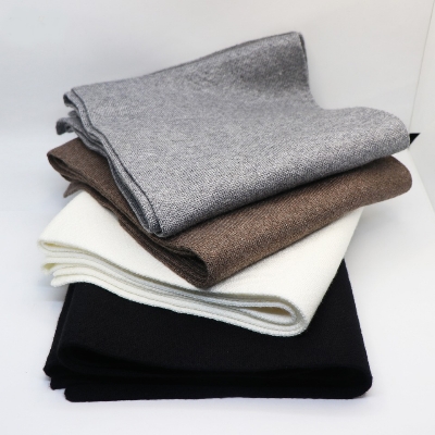 Picture of Black, Grey, White, Brown, Knitted Fabrics Zigzag Design Premium Scarf Muffler