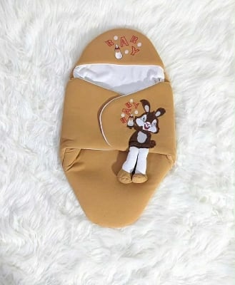Picture of New Baby Blanket Winter Protection / Worm Baby Care Blanket For ( 0-12 Months Babies) Newborn Receiving Blanket Infant Boys Girls Clothe Sleeping Nursery Wrap Swaddle Winter Baby Jumpsuit Blanket
