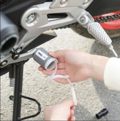 Picture of Gear Lever Cover Anti Theft Shoes Silicone Self Shrinking Motorcycle Riding Equipment Protective Cover