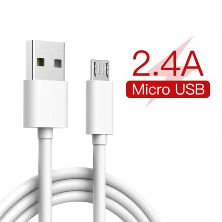 Picture of Tecno Micro Usb Support (Type-B) Cable - White Fast Charging Data Cable