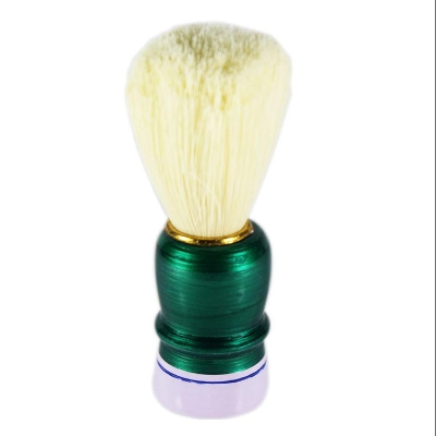 Picture of Multicolor Wooden Handle Comfortable Shaving Brush - Off White - Face