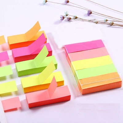 Picture of Colourful Sticky Notes Pad - 3x3 Inches - Multicolor