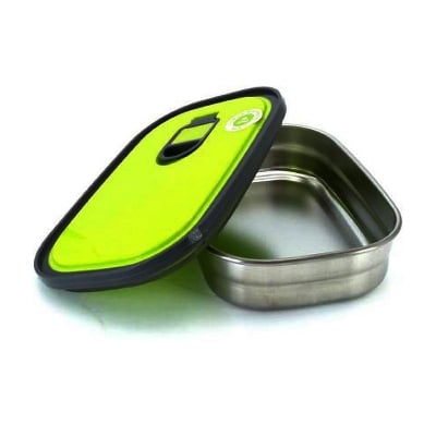 Picture of Single Layer Steeliness Steel Tiffin Lunch Box For School Use & Kids - 680 ML - Multicolor