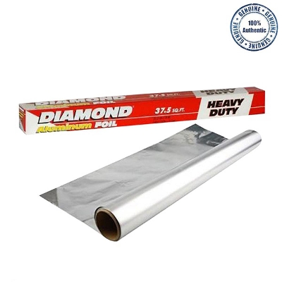 Picture of Diamond Aluminum Wrap Foil Paper - 37.5 SQ. FT. - Silver