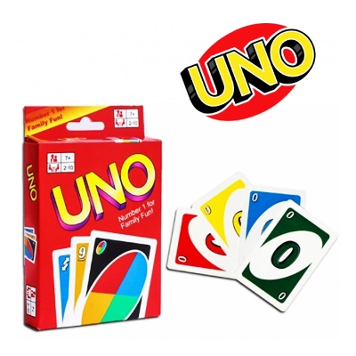 Picture of Uno Family Paper Card Game - Multi Color - Multicolor