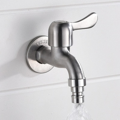 Picture of 304 Stainless Steel Washing Machine Faucet - Silver