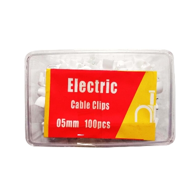 Picture of 5mm Electric Wire Cable Clip - 100 Pcs - Multicolor