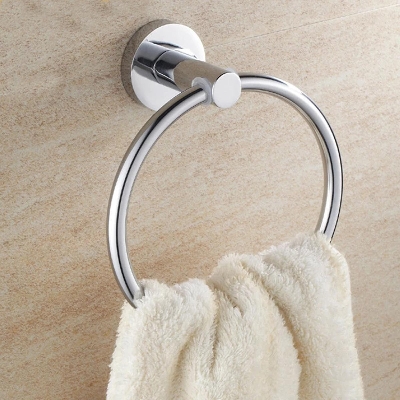 Picture of Stainless Steel Towel Holder For Bathroom & Kitchen - Silver