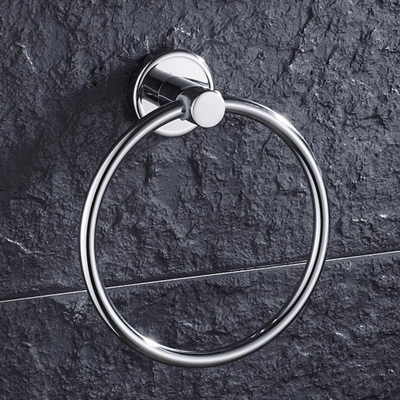 Picture of Stainless Steel Towel Holder For Bathroom & Kitchen - Silver