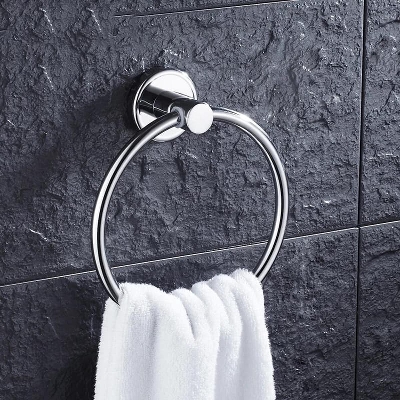 Picture of Stainless Steel Towel Holder For Bathroom & Kitchen - Silver