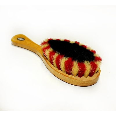 Picture of Wooden Red Black Coat Blazer Brush, Duster for Office & Home Use - Multicolor