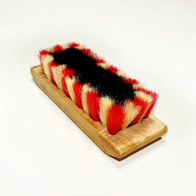 Picture of Wooden Flat Size Multi-color Shoe Polish Brush - Multicolor